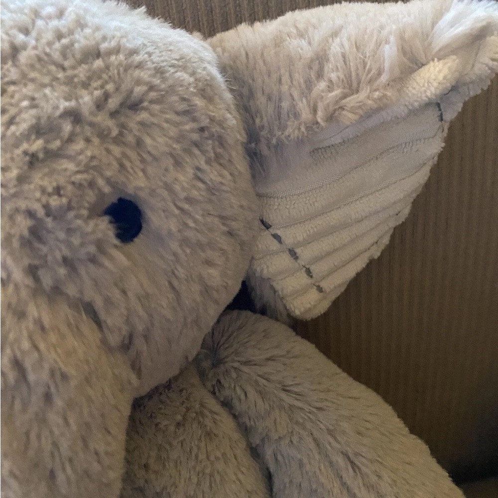 Lambs & Ivy Gray Plush Elephant Toy - Picture 6 of 12